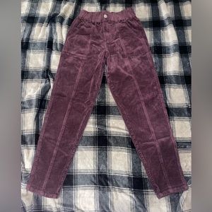 FOREVER 21 corduroy burgundy pants, SZ S